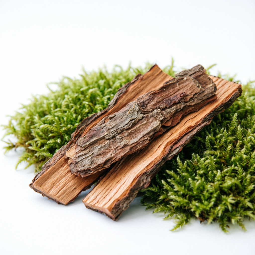 Settles into a dependable, long-lasting baseline that pairs earthy moss with the structural warmth of natural cedarwood.