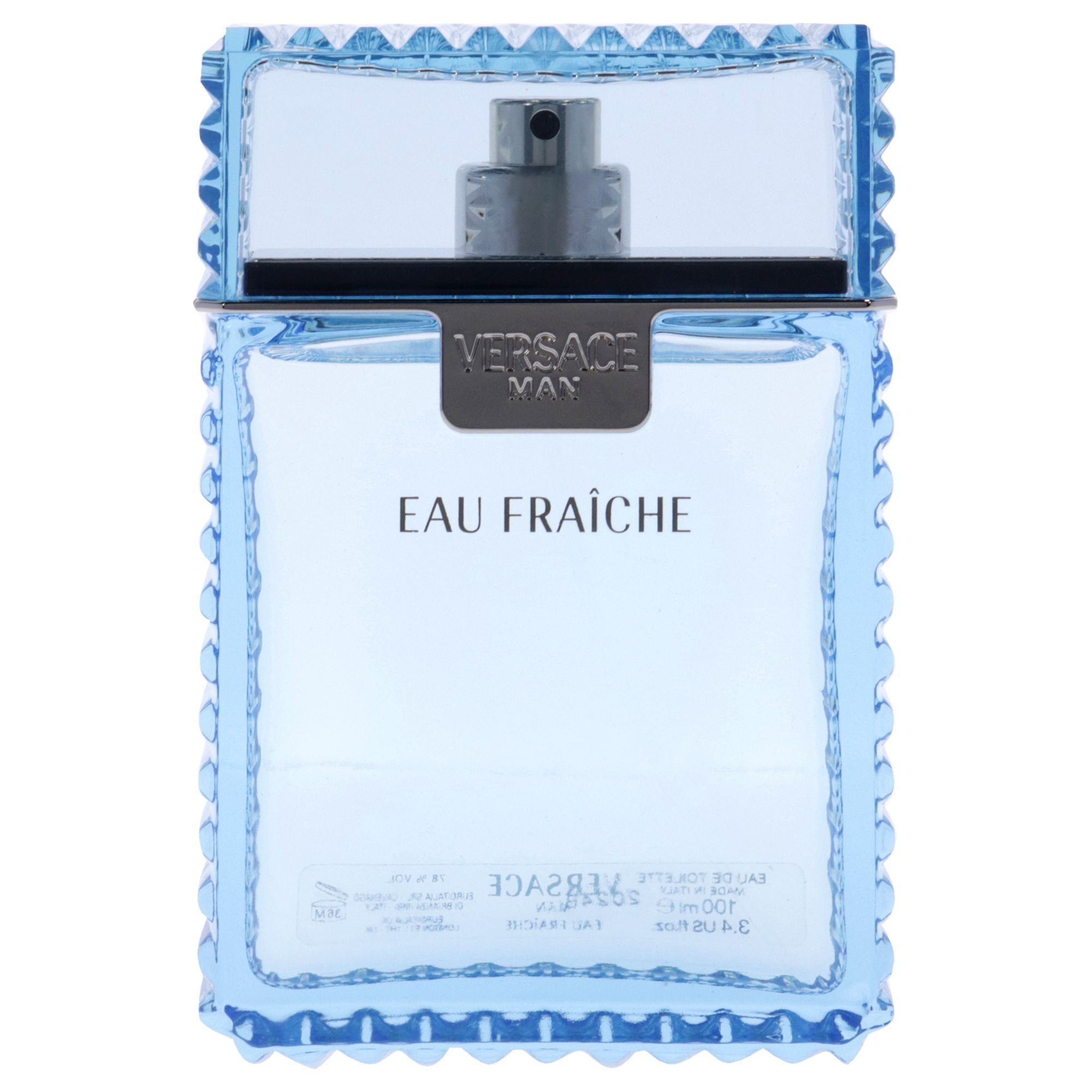 Versace Man Eau Fraiche by Versace for Men 3.4 oz Eau de Toilette Spray