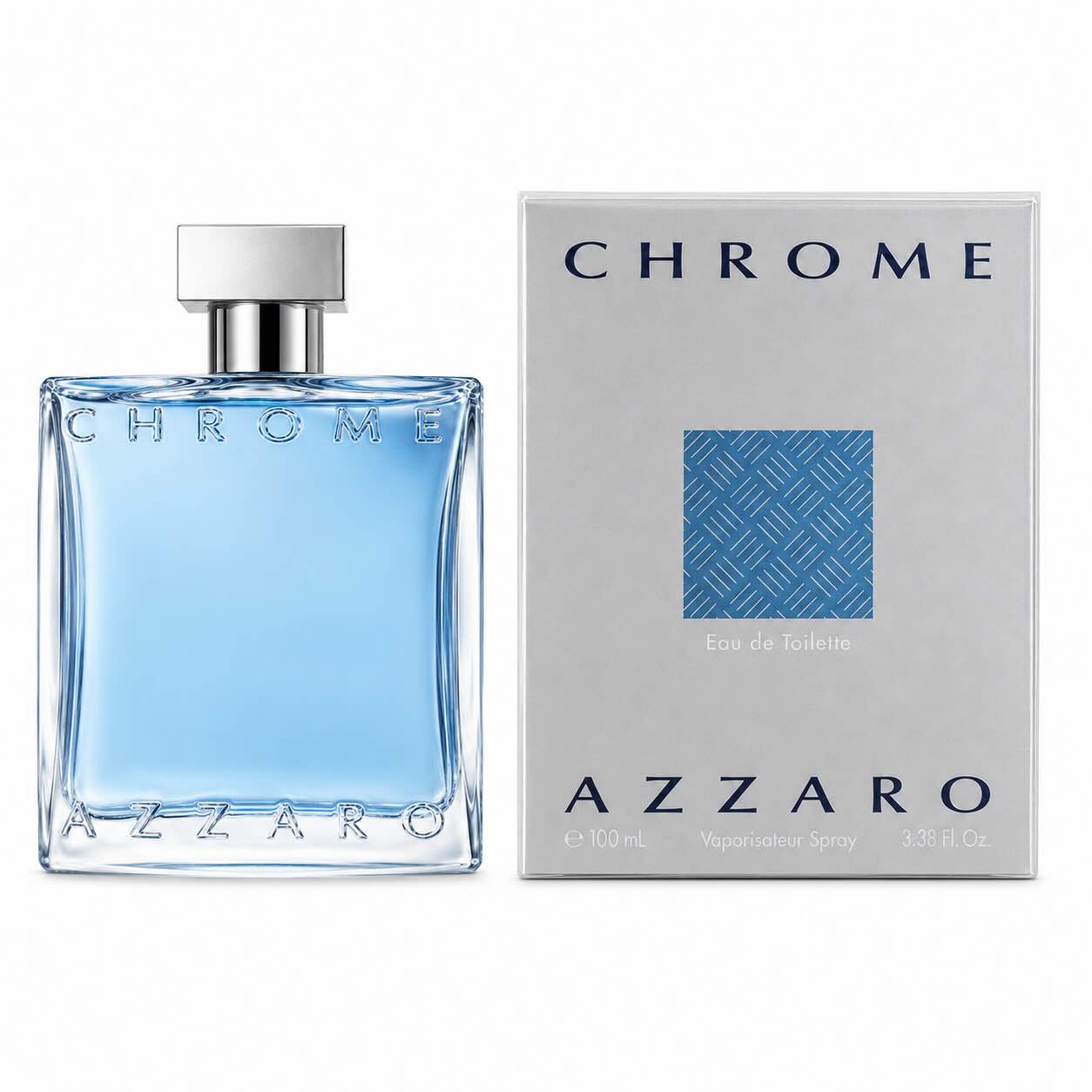 AZZARO Chrome Eau de Toilette Spray 3.38 Fl OZ